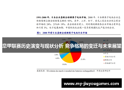 意甲联赛历史演变与现状分析 竞争格局的变迁与未来展望